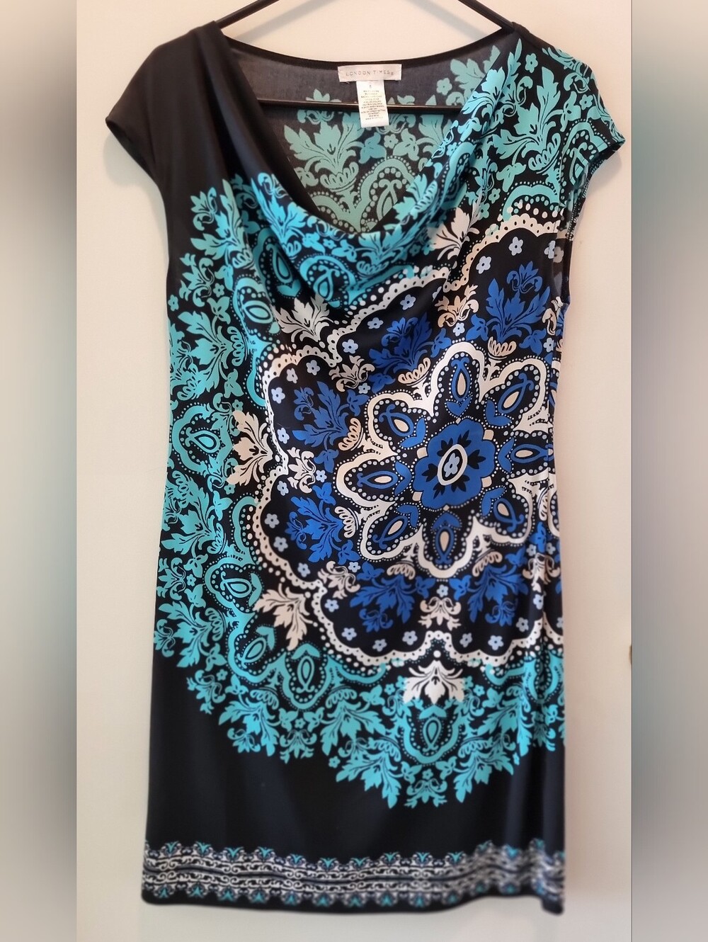 London Times Boho Print Dress